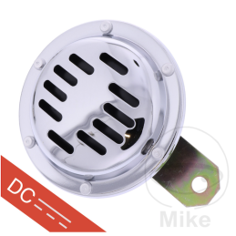 Chroom claxon 100 mm 12V JMP 100 dB