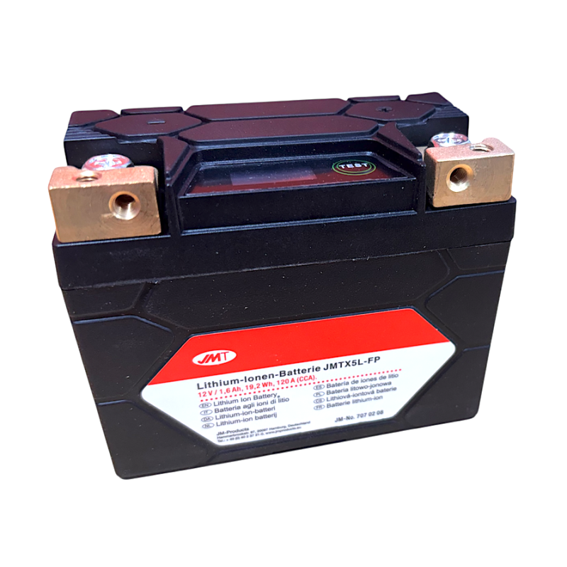 Motor accu JMT JMTX5L-FP Lithium 12V met digitale indicator