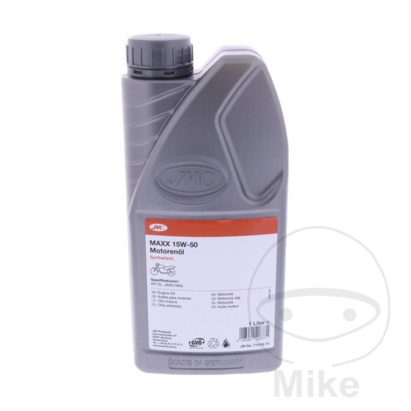 JMC MAXX 15W50 4T Motorolie 1L – Synthetisch | JASO MA2