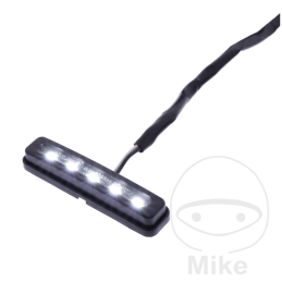 Mini LED Kentekenverlichting JMP Zwart met Plakstrip