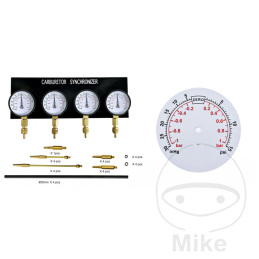 JMP carburateur synchronisatietester 2-4 carburateurs vacuümmeters