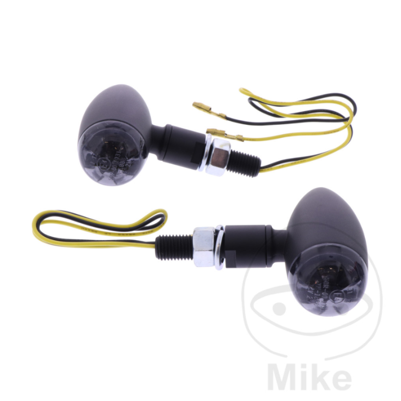 Daytona Micro LED knipperlichten M10 zwart E-keur