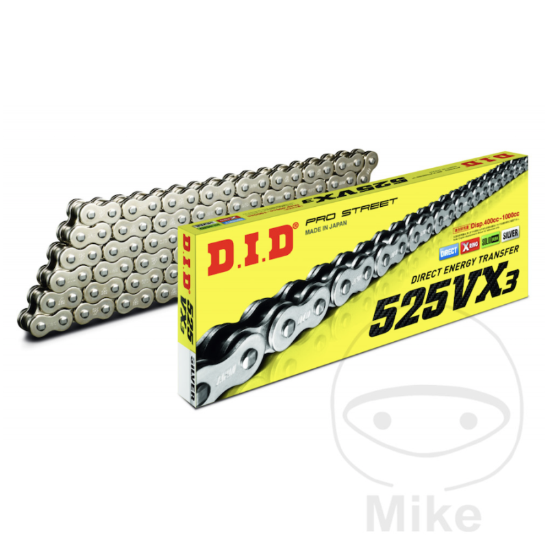 DID 525 VX3 X-Ring ketting 120 schakels