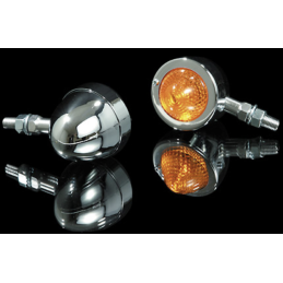 Highsider Smart Bullet Pike knipperlicht chroom oranje