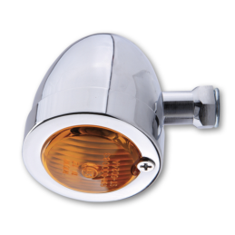 Highsider Smart Bullet Flat knipperlicht chroom oranje