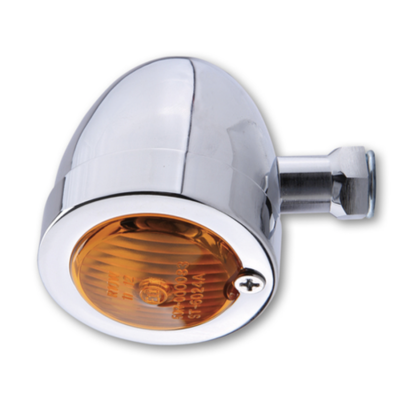 Highsider Smart Bullet Flat knipperlicht chroom oranje