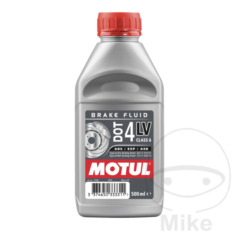 Motul DOT 4 LV remvloeistof 500ml lage viscositeit