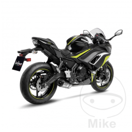 LV-One uitlaat Kawasaki 650 LeoVince SBK RVS