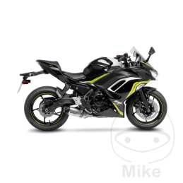 LV-One uitlaat Kawasaki 650 LeoVince SBK RVS