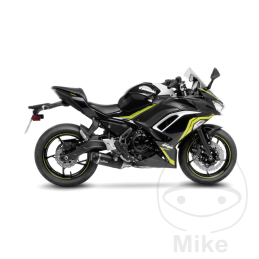 LV-One Black Edition Kawasaki 650 LeoVince RVS