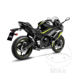 LV-One Black Edition Kawasaki 650 LeoVince RVS