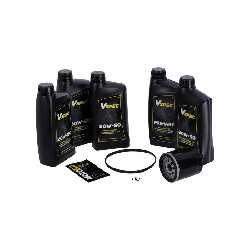 Big Oil onderhoudspakket Harley Dyna Softail zwart