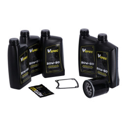 Big Oil onderhoudspakket Harley FXR zwart synthetisch