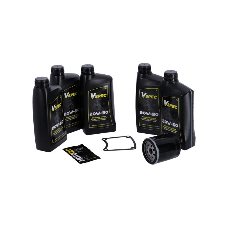 Big Oil onderhoudspakket Harley FXR zwart synthetisch