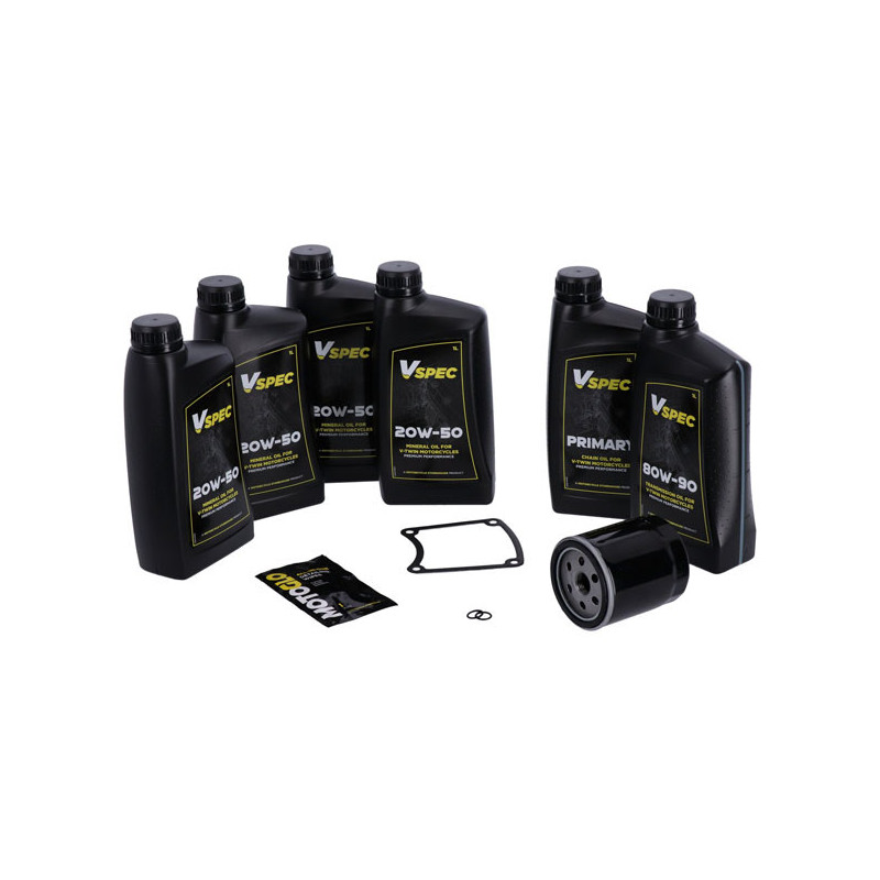 Big Oil onderhoudspakket Harley Touring zwart