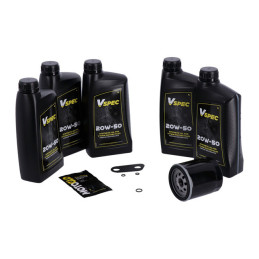 Big Oil onderhoudspakket Harley Sportster zwart synthetisch