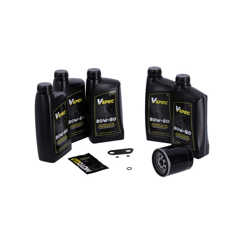 Big Oil onderhoudspakket Harley Sportster zwart synthetisch