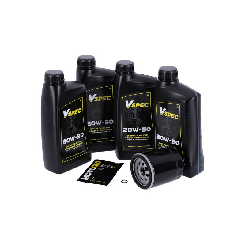 Motorolie onderhoudspakket Harley Touring zwart