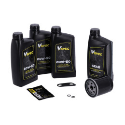 Big Oil onderhoudspakket Harley Sportster 2004-2020 zwart