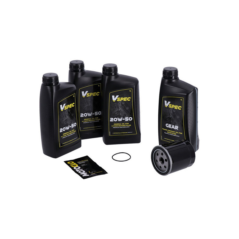 Big Oil onderhoudspakket Harley Sportster zwart