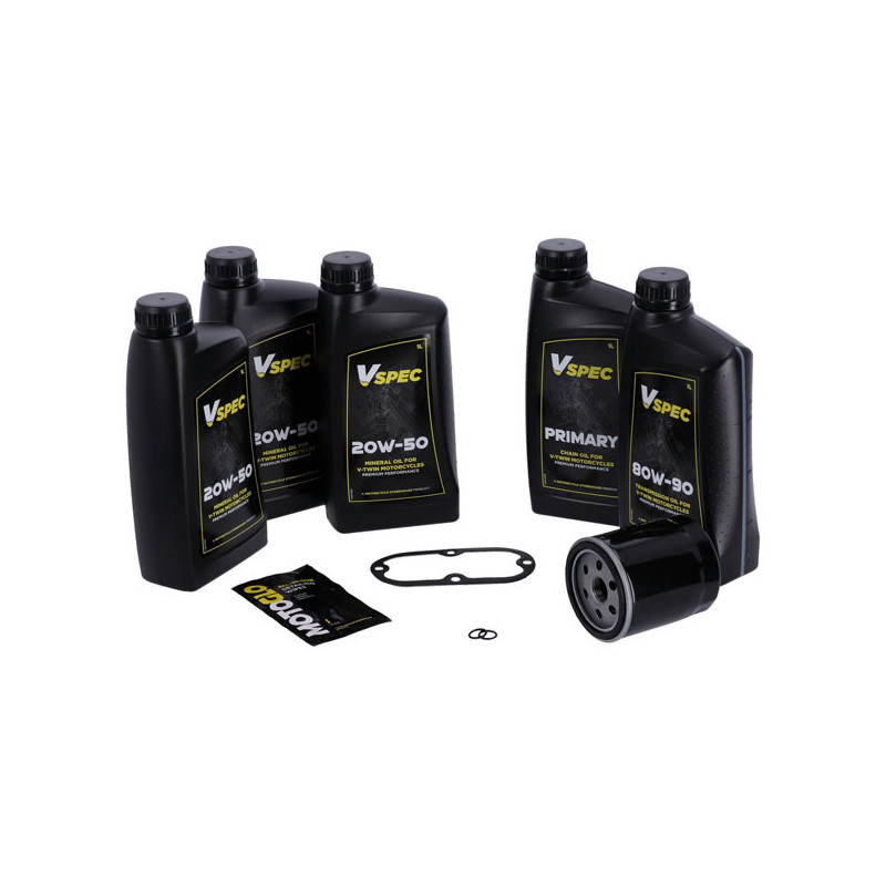 Big Oil onderhoudspakket Harley Softail zwart