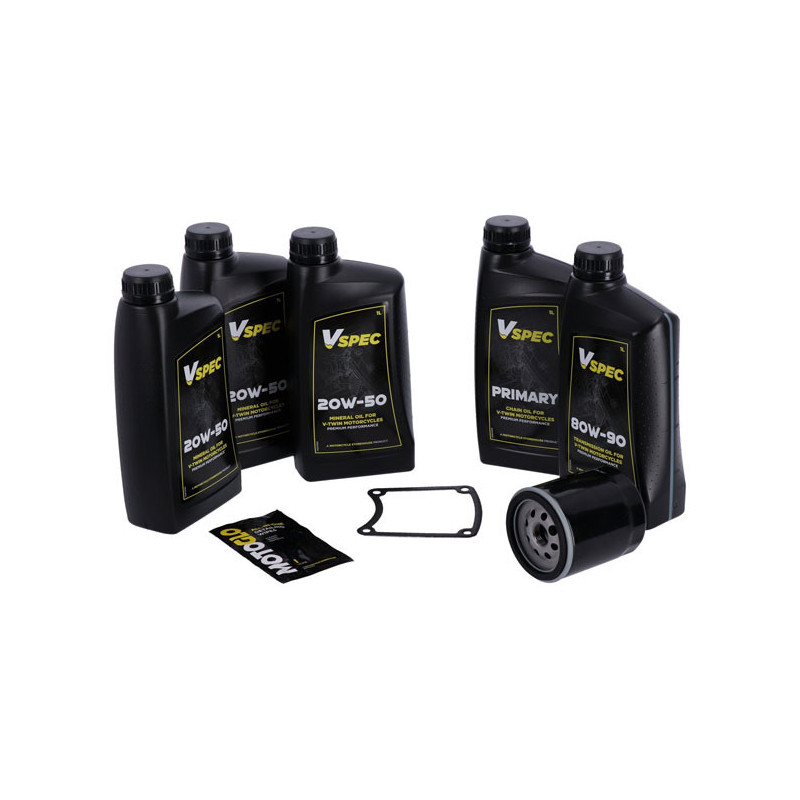 Big Oil onderhoudspakket Harley FXR zwart filter