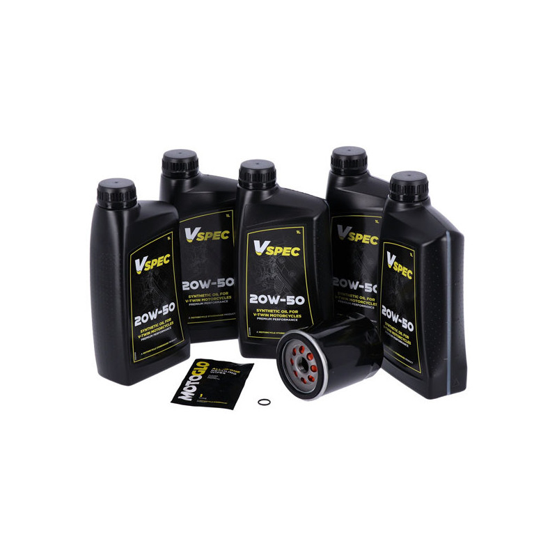 Motorolie onderhoudspakket Harley Touring Softail zwart