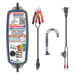 Tecmate OptiMate 4 Quad Program acculader 12V