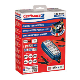 Tecmate OptiMATE 3 12V 0.8A acculader