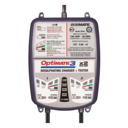 Tecmate OptiMATE 3 x 2 dubbele acculader