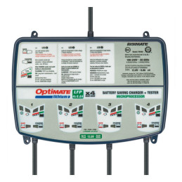 Tecmate OptiMATE Lithium 4S 4-bank acculader