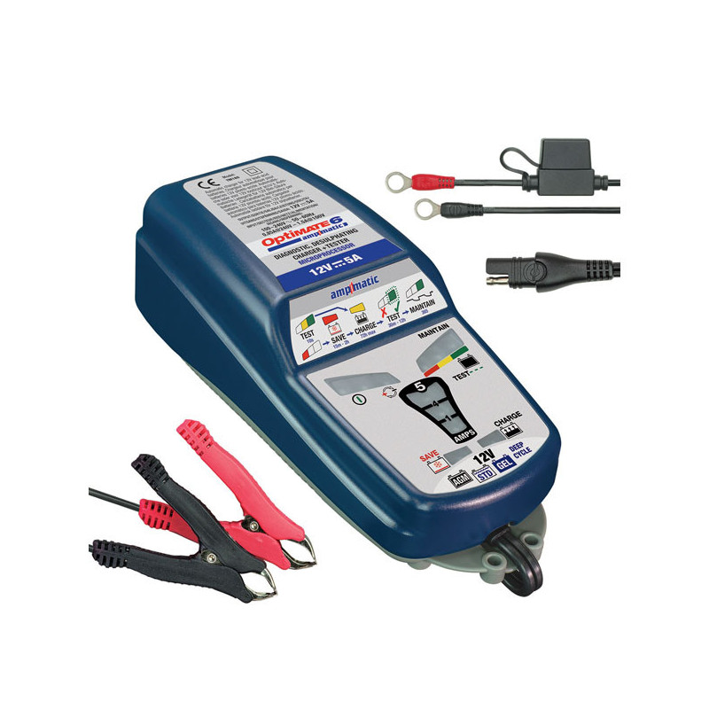 Tecmate OptiMATE 6 Ampmatic 12V acculader