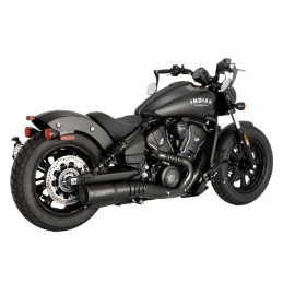 2-1 Hi-Output slip-on zwart Indian Scout 2025