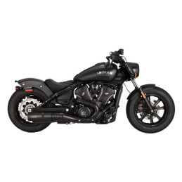 2-1 Hi-Output slip-on zwart Indian Scout 2025