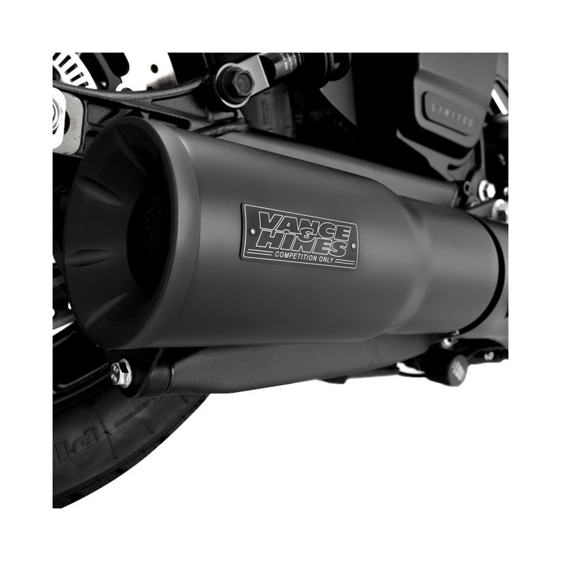 2-1 Hi-Output slip-on zwart Indian Scout 2025