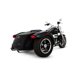 Twin Slash Round uitlaten Harley Trike 2017-2026
