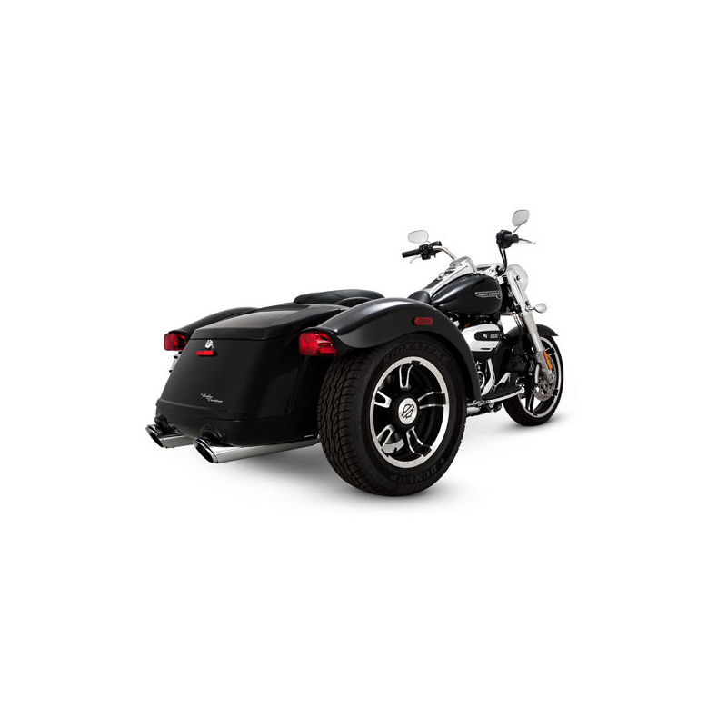Twin Slash Round uitlaten Harley Trike 2017-2026