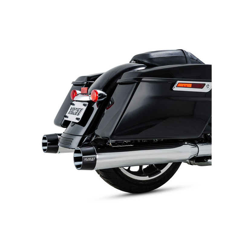 Blackbird 450 uitlaten Harley Touring Vance & Hines