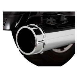 Torquer 450 slip-on uitlaat chroom Touring Vance & Hines