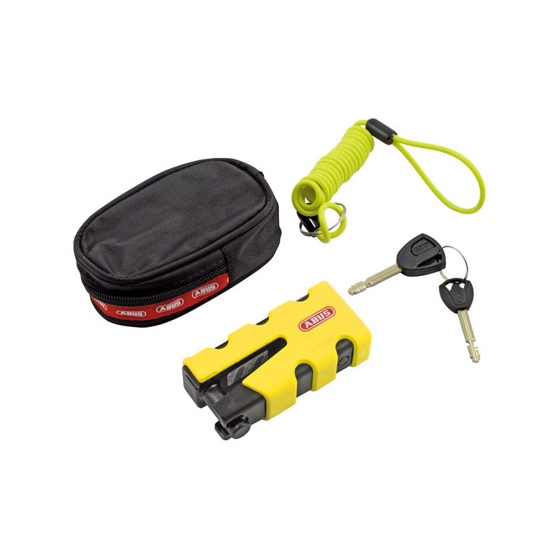 Abus 77 Granit Sledg Grip Style remschijfslot geel