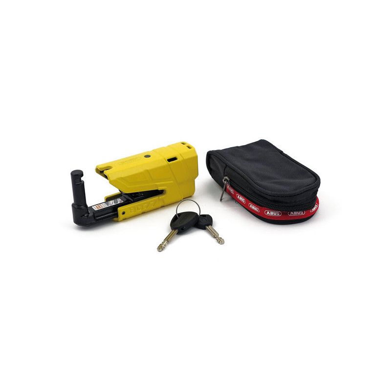 Abus 8077 Granit Detecto XPlus 2.0 remschijfslot geel