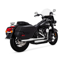 Vance & Hines Twin Slash PCX slip-on Softail chroom