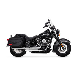 Vance & Hines Twin Slash PCX slip-on Softail chroom