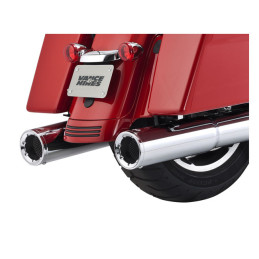 Vance & Hines Hi-Output slip-on dempers Touring chroom