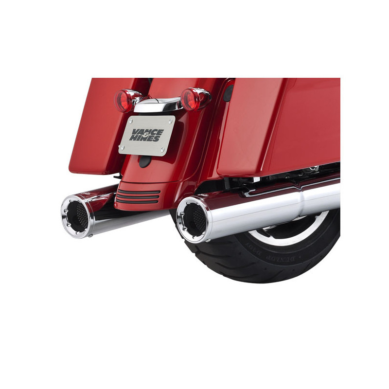 Vance & Hines Hi-Output slip-on dempers Touring chroom