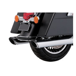 Vance & Hines Twin Slash Round slip-on dempers chroom