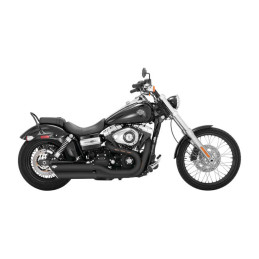 Vance & Hines Twin Slash 3 inch slip-on dempers zwart