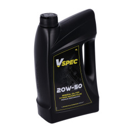 Vspec 20W50 minerale motorolie 4 liter Harley Davidson