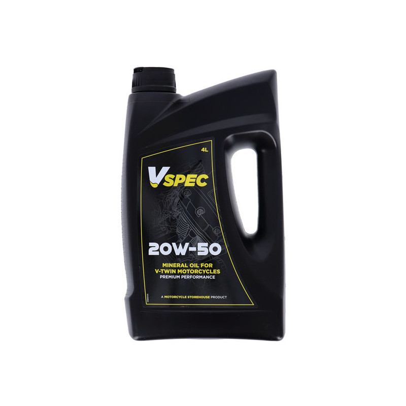 Vspec 20W50 minerale motorolie 4 liter Harley Davidson