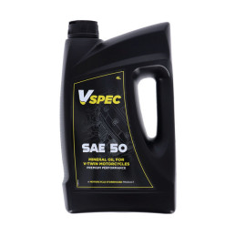 Vspec SAE 50 minerale motorolie 4 liter Harley Davidson